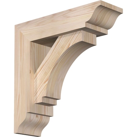 Imperial Traditional Smooth Bracket W/ Offset Brace, Douglas Fir, 5 1/2W X 18D X 18H